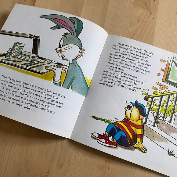 Vintage 1978 Bugs Bunny Goes To The Dentist Paperback Book - Picture 4 of 6